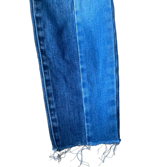 Pacsun high rise skinny jegging 2 tone raw hem size 23 - Picture 3 of 7